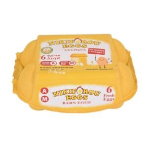 Only Nikiforou Fresh Eggs Medium Size 6 Pieces